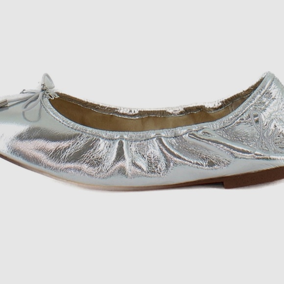 Sam Edelman Felicia Womens Flats Soft Silver Size US 8 EU 38.5 NWT - Picture 3 of 5